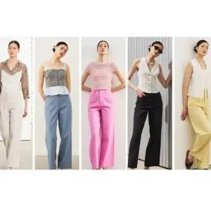 SOGO) JBY 코튼 레이온 쥬얼팬츠 와이드슬랙스 롱바지