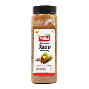 바디아 타코 시즈닝 21온스 - 부리토 파지타스 간 소고기 닭고기 및 채식 요리를 위한 정통 향신료 블렌드