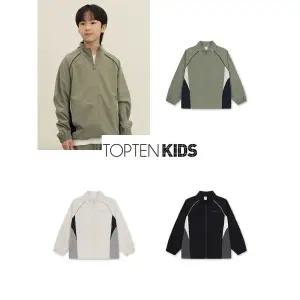 [롯데백화점]탑텐키즈 MKF2JJ1411 남아) 컬러블록 홑겹 바람막이 점퍼