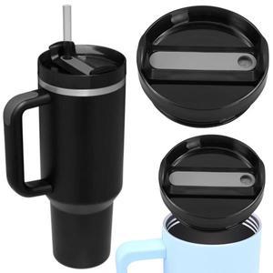 스탠리 컵 40온스용 호환 플립 빨대 뚜껑 새지 않고 흘림 방지 커버 카바 텀블러 교체 호환 액세서리