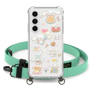 갤럭시A17 시나모롤 목걸이 케이스 산리오 패치 스트랩 포켓피스 무너2