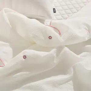 냉감소재 스노우 시어서커 시원한 차렵이불 쿨링 알러지케어 항균 여름이불 세트 S