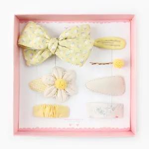 샤르르옐로우 헤어핀세트