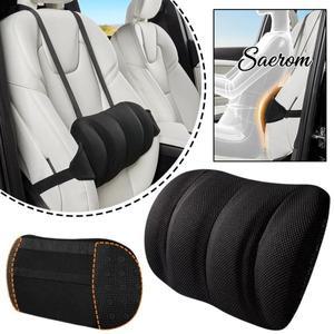 차량 요추 지지대 운전 보호 등받이 쿠션 메모리 폼 메쉬 베개 인체공학적