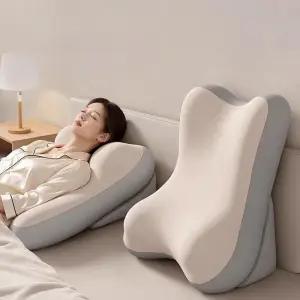 허리 쿠션 다기능 등받이 대형 의자 테릴렌 냉감 편안한 침대 여름 시트