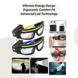 조명 포함 안전 안경 산악 자전거 용접용 TYPE-C 고글 라이딩 오토바이용 안개 방지