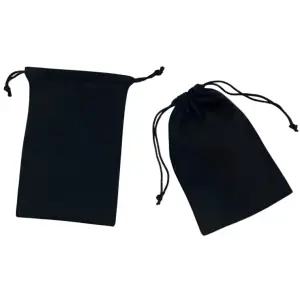 검정 벨벳파우치 화장품주머니 스트링 복조리 조리개 소품 벨벳주머니 5x7 / 9x12 / 12x18cm