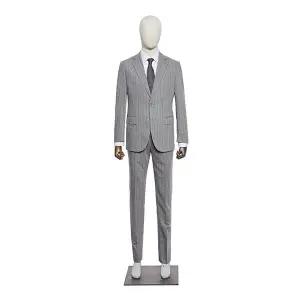 빨질레리 이태리 까노니코수입원단 미디엄그레이 스트라이프 정장 PNBMSJ62A / PNBMSP62A