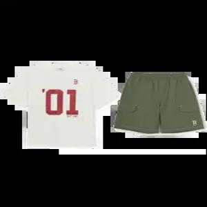 MLB 키즈 스포티브 바시티 숫자 아트웍 티셔츠세트 보스턴 레드삭스 IVORY 7AS1V0263 43IVS