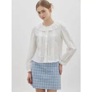 [CC콜렉트](강남점)[씨씨콜렉트] 레이스 핀턱 블라우스 (C261MSC003)