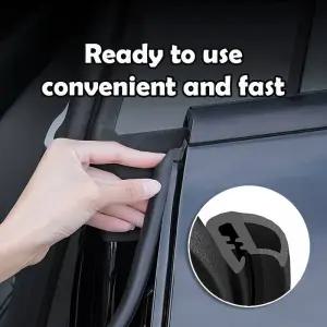 2M 자동차 도어 엣지 고무 웨더스트립 B 필러 실링 스트립 소음 방지 방풍 보호 트렁크 실란트 액세서리