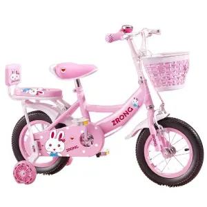 네발 자전거 어린이 튼튼 연습 입문 토끼 바구니