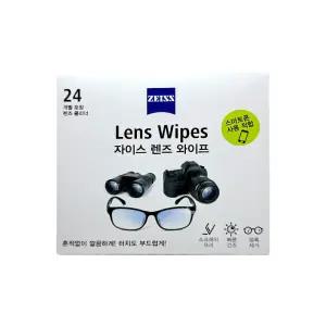 자이스 렌즈 와이프 일회용 안경닦이 티슈 휴대폰 카메라 액정 클리너 렌즈청소 24매