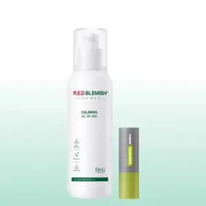닥터지 레드 블레미쉬 포 맨 진정 올인원 150mL+체인지 선 립밤 3.6g