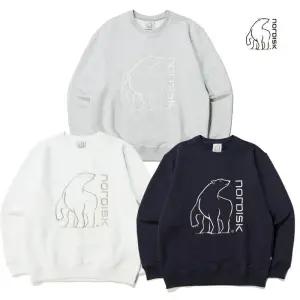 [백화점 정품] 노르디스크 유니 빅 폴라베어 맨투맨 OUP24201