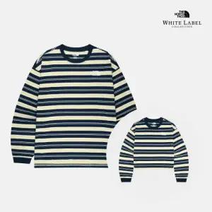 노스페이스 화이트라벨 봉봉 긴팔 티 NAVY NT7TS03J