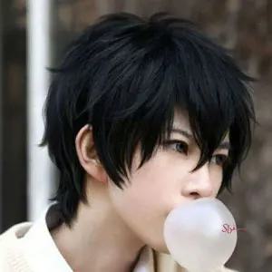 남성 컷트 코스프레 가발tuv610