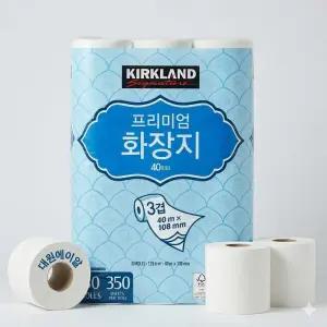 [커클랜드] 시그니춰 프리미엄 3겹화장지40m x 30롤 도톰하고 물기에 강한
