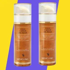 [셀러허브][맥스클리닉] [홈쇼핑 상품]맥스클리닉 오일 폼 클렌징 골드 캐비어 대용량 110g (S48428996)