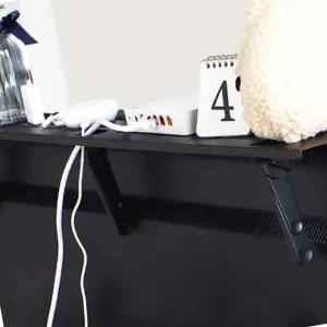 [원삼안전] 스피커  사운드바 무타공 와이파이 셋탑박스 선반 TV 거치대 공유기 (본품)