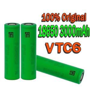 VTC6 3.7V 3000mAh 충전식 리튬 이온 배터리 18650 소니 US18650VTC6 30A 장난감 손전등 도구·1=