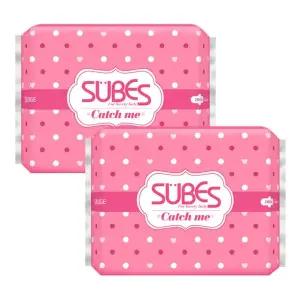 슈베스 캐치미 슬림 생리대 대형 12P x2팩