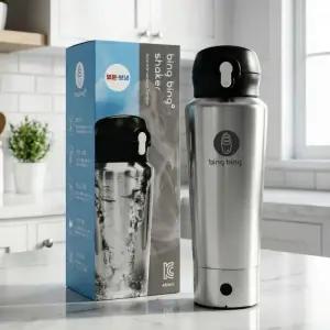 전동 쉐이크 텀블러 보온보냉 믹스 보틀 쉐이커