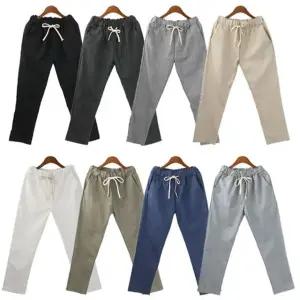 여름 배기핏 밴딩 슬랙스 와이드 스판 남성 쿨링 얇은 남자바지
