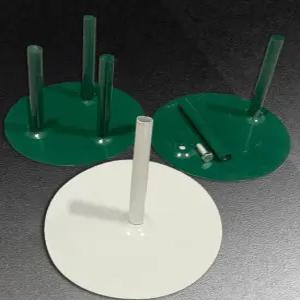 자이언트플라워받침대 종이꽃 베이스 고정 바닥받침 기둥 분리형 딥그린 20cm 이중