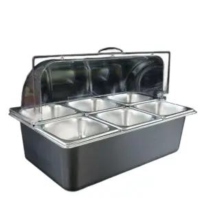 반찬 냉장고 미니 소형 쇼케이스 업소용 토핑 보관 영업 셀프바 디스플레이