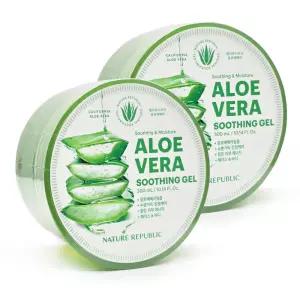 네이처 수딩앤모이스처 알로에베라 수딩젤x2개 용기형