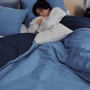 필굿 알러지케어 컴포트웰 플러스 침구세트 미드나잇블루 패턴 SS QK SK)