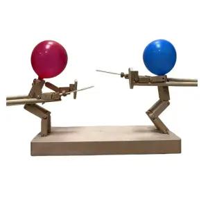 풍선 총싸움 장난감 목재 DIY 보드게임 나무 게임 100개포함