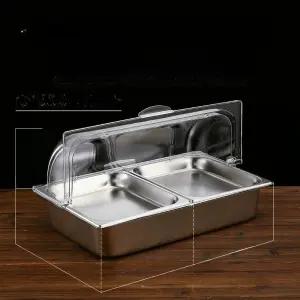 반찬 냉장고 미니 셀프바 토핑 진열대 카페 김밥재료 상업용