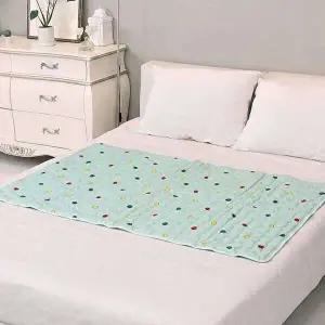 [슬립케어][슬립케어] 냉감 쿨매트 민트땡땡이 침대용 미니싱글 45x70 여름매트 숙면 등허리 얼음패드