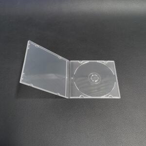 1Pc 3 인치 투명 PP 초박형 표준 CD 케이스 단일 팩 8cm 소형 디스크 상자