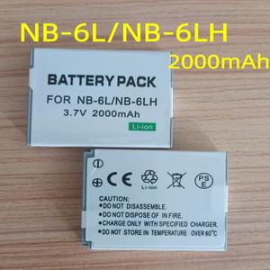 2000mAh NB 6L NB-6L 카메라 배터리 또는 충전기 캐논 SX520 HS SX600 IXUS 85 95 200 210 105용
