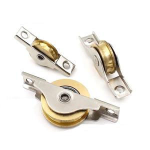 방충망롤러 휴대용 철제 화장실 슬라이딩 롤러 작업자 실버 블랙 풀리 트랙 하단 도어