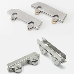 방충망롤러 개대 568MM 유리 모바일 도어 카운터 클램프 트랙 롤러 슬라이딩 풀리