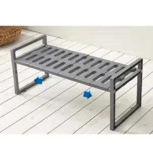 [JED] 냄비 정리 선반 1개 하부 길이조절 다이 양념통 아래 후라이팬 장 수납 거치대 싱크대