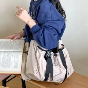 스트링 FA557 빅 포올 나일론 보스턴백 크로스백 숄더