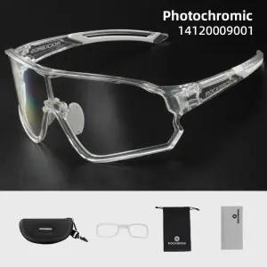 축구고글 스키 스노보드 ROCKBROS Photochromic 사이클링 안경 야외 스포츠 UV400 고글 선글라스 자전거 러