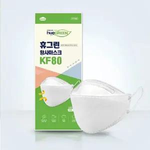 [휴그린] KF80 마스크 대형 100매 개별포장 국내제조