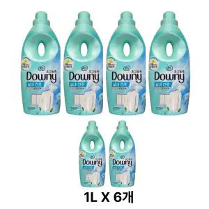 다우니 실내건조 프레시클린 초고농축 섬유유연제 1L6개
