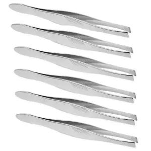 눈썹족집게 핀셋 네일아트 눈썹정리 집게 6개