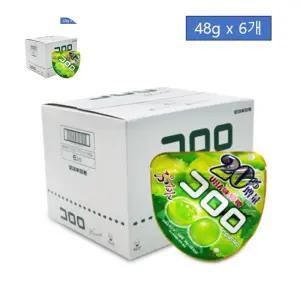 일본 코로로 젤리 머스캣 (1통) 청포도맛 48g 6개