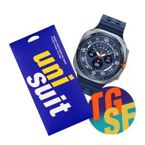 [유니슈트] 2025 갤럭시워치 울트라 47mm 강화유리 2매+후면/측면 보호필름 각 3매(UT250264)