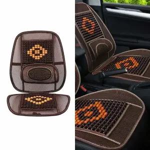 [하프클럽/]시트 차시트커버 브라운 매쉬등받이 의자