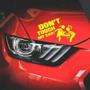 [하프클럽/]튜닝 내차 보호 데칼스티커 x 글자스티커 12 8cm