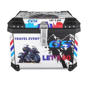 알루미늄 탑박스 오토바이 70L 레드선셋 산천 방수 미세스크래치 라이더